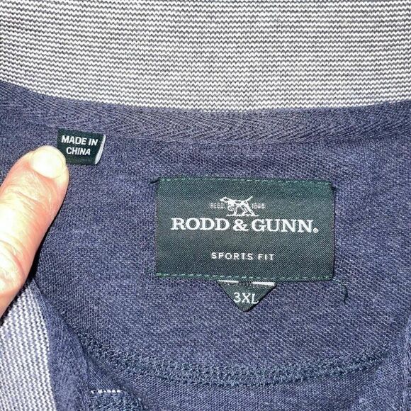 Rodd & Gunn Polo Shirt Men 3XL Short Sleeve New Haven Sports Fit Button Collared - Picture 3 of 9